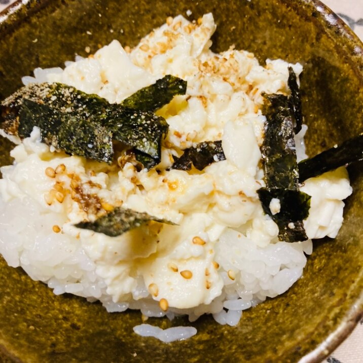 生姜めんつゆ豆腐丼